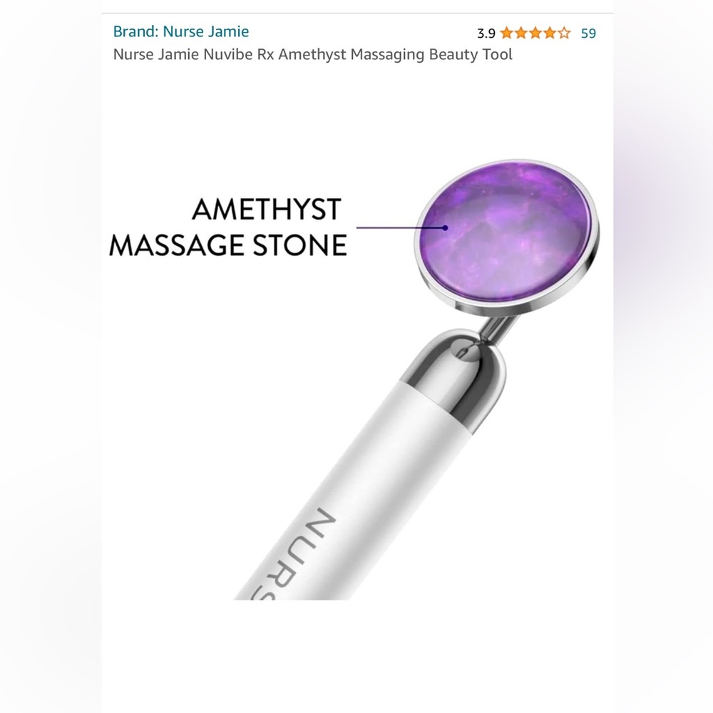 Nurse Jamie Nuvibe RX Amethyst Massaging Beauty Tool Anti-Aging Device BRAND NEW